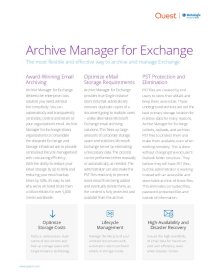 Metalogix Archive Manager for Exchange
