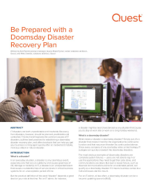 Be Prepared with a Doomsday Disaster Recovery Plan